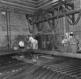 Ny svetsmaskin i plåtverkst.