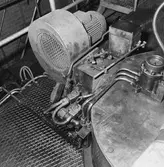 Oljebrännare i plastverkstans panncentral