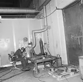 Svetsarb.plats i g:a gjuteriet