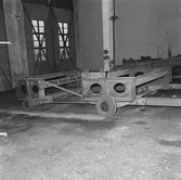 Släden på slipen i g:a motorverkst.