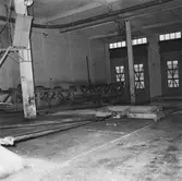 Släden på slipen i g:a motorverkst.