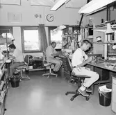 Arbetsbilder från televerkst.