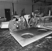 Utbildning av plastarbetare från Kockums