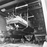 Sjösättning av PTRB. Kaparen