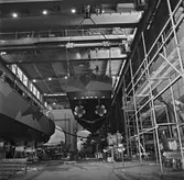 Sjösättning av PTRB. Kaparen