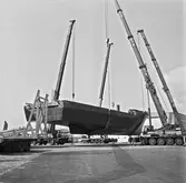 Vändning av skrov nr 2 till Singapore ftg.