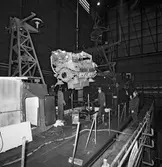 Lyft av motor till ptrb. typ Kaparen