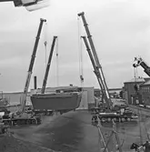 Vändning av skrovet till nyb. 437 Singapore