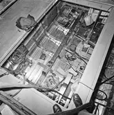 Int av maskinrum PTRB. Tordön