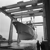 Sjösättning av Nyb 435 Singapor.