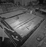 Ribbspantformen till YSB på bädden i plastverkstan