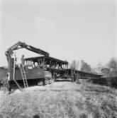 Prov med fast bro 2000 i Harlösa