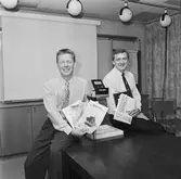 Tommy Melin med personal Tele avd.