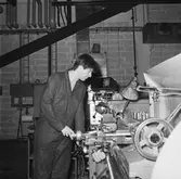 Arbetsbild från maskinverkst.