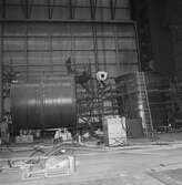 Cylinder till kärnkraftverk skrovhallen