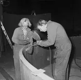 Arbetsbilder från plåtverkst. kv-nytt