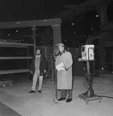 Invigning av ny svetsrobot till krigsbroar