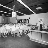 VD H. Hedman arbetsplatsträff i matsalen