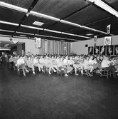 VD H. Hedman arbetsplatsträff i matsalen