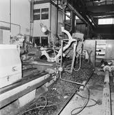 Arbetsbilder vid svarv i maskinverkst