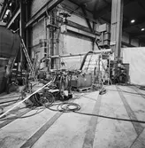 Oreda på verkstadsgolvet i plåt och svetsverkst.