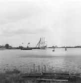 Invigning av kölhalningsbron efter rep