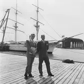 Invigning av kölhalningsbron efter rep