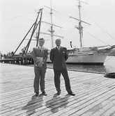 Invigning av kölhalningsbron efter rep