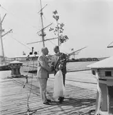 Invigning av kölhalningsbron efter rep