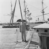 Invigning av kölhalningsbron efter rep