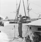 Invigning av kölhalningsbron efter rep