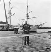 Invigning av kölhalningsbron efter rep