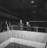 Invigning av ny testank Televerkst. Centralverkst.