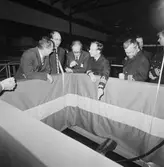 Invigning av ny testank Televerkst. Centralverkst.