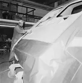 Arbete med sista tågfronten