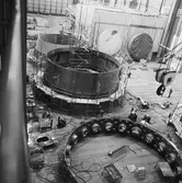 Arbete med masugn till SSAB i skrovhallen