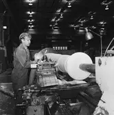 Svarvning av kanonrör till Marin museet 