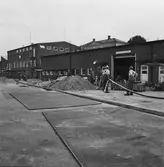 Nedläggning av El kabel vid dockorna