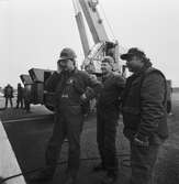 Lyft av första sektionen för transport till Verkö