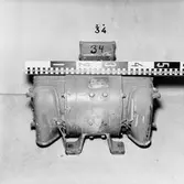 El.sekt. fotografering av motorer i förråd