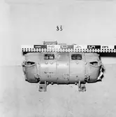 El.sekt. fotografering av motorer i förråd