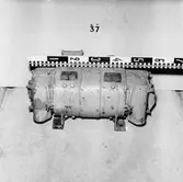 El.sekt. fotografering av motorer i förråd