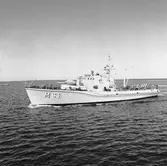 M 63 under gång till sjöss (provtur)