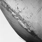 Oljepråmen Bersek bottenbehabdling skrovsekt.