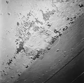 Oljepråmen Bersek bottenbehabdling skrovsekt.