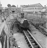 U 4 i docka 5 lyft av sektion