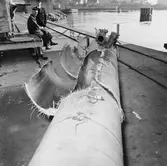 Torp.sekt skadad torpedtub