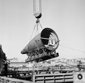 U 4 i docka 5 lyft av sektion