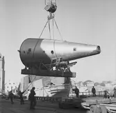 U 4 i docka 5 lyft av sektion