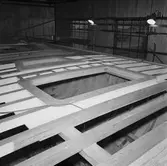 Minsvepare under byggnad i båtverkstan 